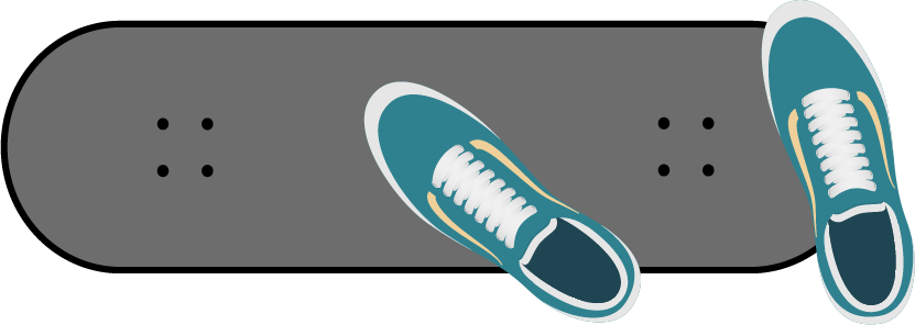 Foot positioning for Bigspin Kick Flip