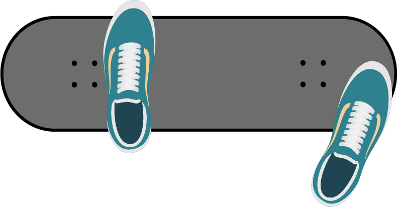 Foot positioning for Frontside 180